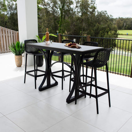 Roma 75 Malibu - 5pce (150x65) - Outdoor Bar Set
