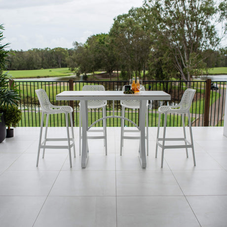 Roma 75 Malibu - 5pce (150x65) - Outdoor Bar Set