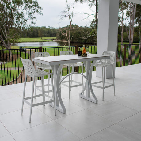 Roma 75 Malibu - 5pce (150x65) - Outdoor Bar Set