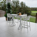 Roma 75 Malibu - 5pce (150x65) - Outdoor Bar Set