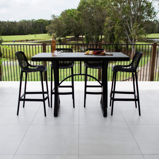 Roma 75 Malibu - 5pce (150x65) - Outdoor Bar Set