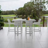 Roma 75 Malibu - 7pce (150x65) - Outdoor Bar Set