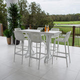 Roma 75 Malibu - 7pce (150x65) - Outdoor Bar Set