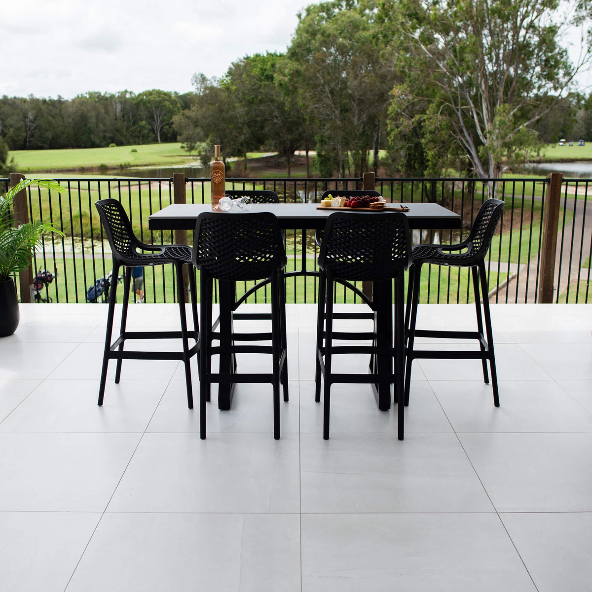 Roma 75 Malibu - 7pce (150x65) - Outdoor Bar Set