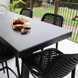 Roma 75 Malibu - 7pce (150x65) - Outdoor Bar Set