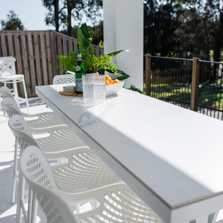 Roma 75 Malibu - 7pce (200x65) - Outdoor Bar Set