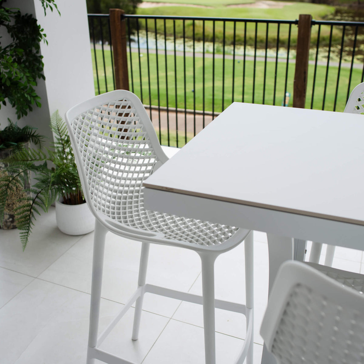 Roma 75 Malibu - 9pce (200x65) - Outdoor Bar Set