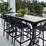 Roma 75 Malibu - 9pce (200x65) - Outdoor Bar Set