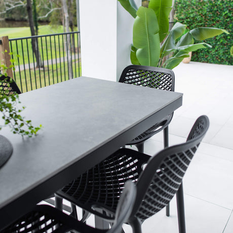 Roma 75 Malibu - 9pce (200x65) - Outdoor Bar Set
