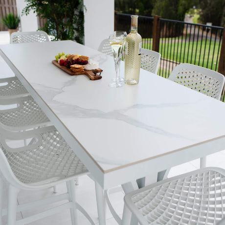 Roma 75 Malibu - 9pce (200x65) - Outdoor Bar Set