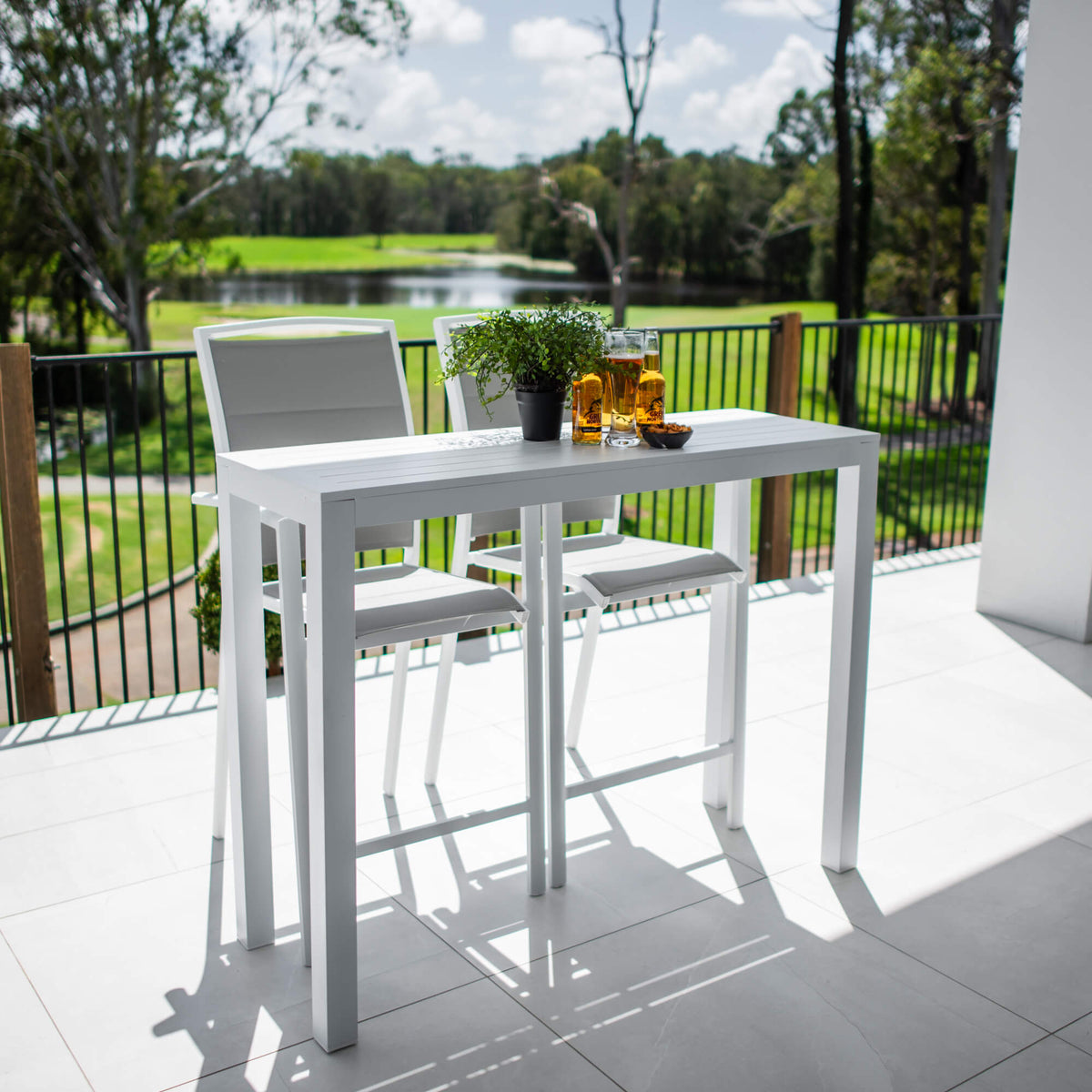 Shelby Aria - 3pce (130x45) - Outdoor Bar Set