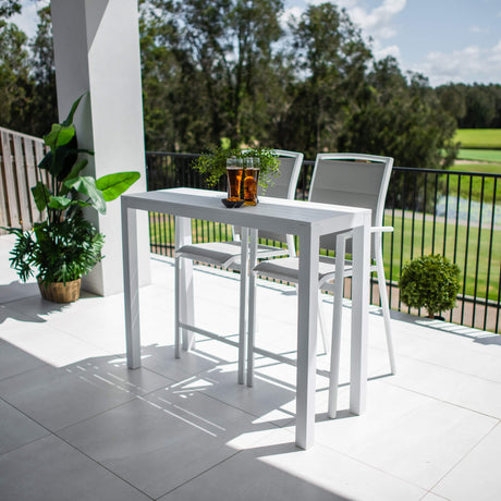Shelby Aria - 3pce (130x45) - Outdoor Bar Set