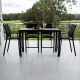 Shelby Aria - 5pce (150x65) - Outdoor Bar Set