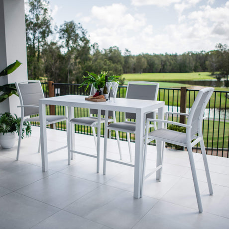 Shelby Aria - 5pce (150x65) - Outdoor Bar Set