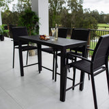 Shelby Aria - 5pce (150x65) - Outdoor Bar Set