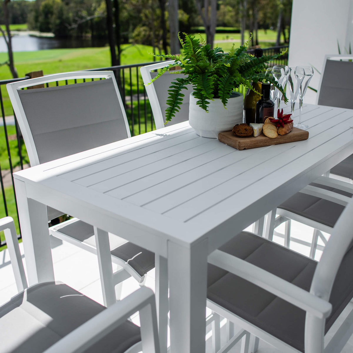 Shelby Aria - 7pce (150x65) - Outdoor Bar Set