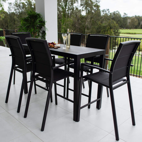 Shelby Aria - 7pce (150x65) - Outdoor Bar Set