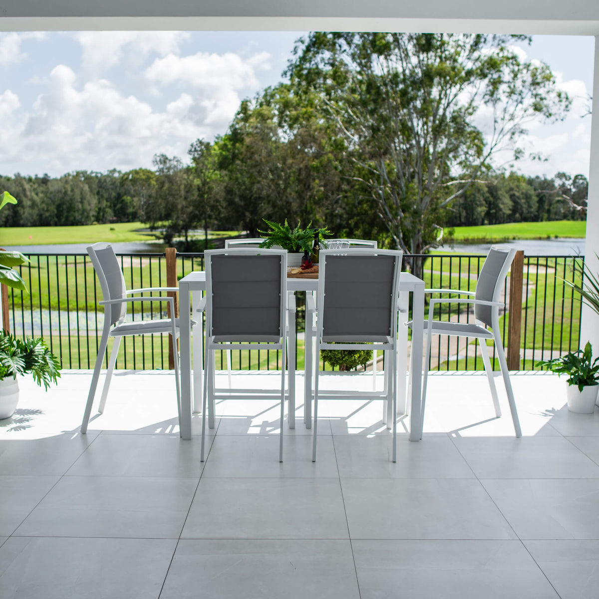 Shelby Aria - 7pce (150x65) - Outdoor Bar Set