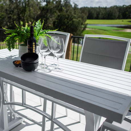Shelby Bergen - 5pce (150x65) - Outdoor Bar Set