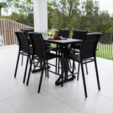 Shelby Bergen - 7pce (150x65) - Outdoor Bar Set