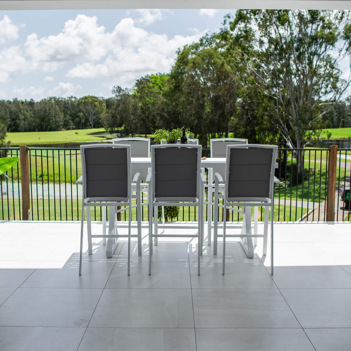 Shelby Bergen - 7pce (200x65) - Outdoor Bar Set