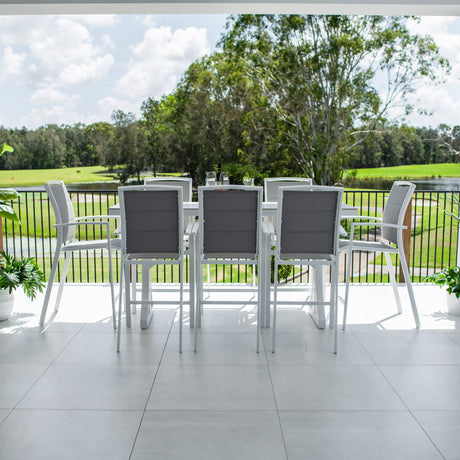 Shelby Bergen - 9pce (200x65) - Outdoor Bar Set
