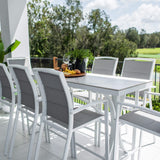 Shelby Bergen - 9pce (200x65) - Outdoor Bar Set