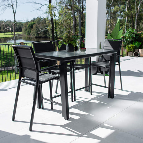 Shelby Hudson - 5pce (150x80) - Outdoor Bar Set
