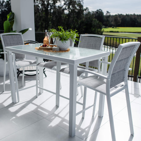 Shelby Hudson - 5pce (150x80) - Outdoor Bar Set