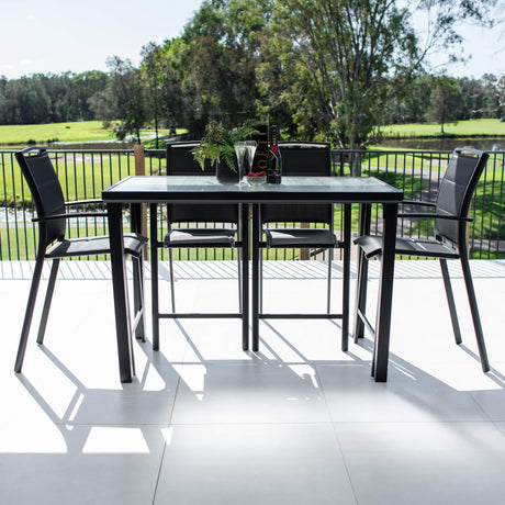 Shelby Hudson - 5pce (150x80) - Outdoor Bar Set