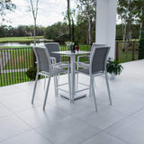 Shelby Lennox - 5pce (70x70) - Outdoor Bar Set