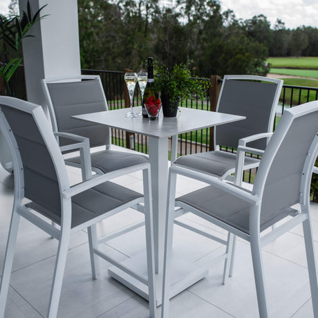 Shelby Lennox - 5pce (70x70) - Outdoor Bar Set