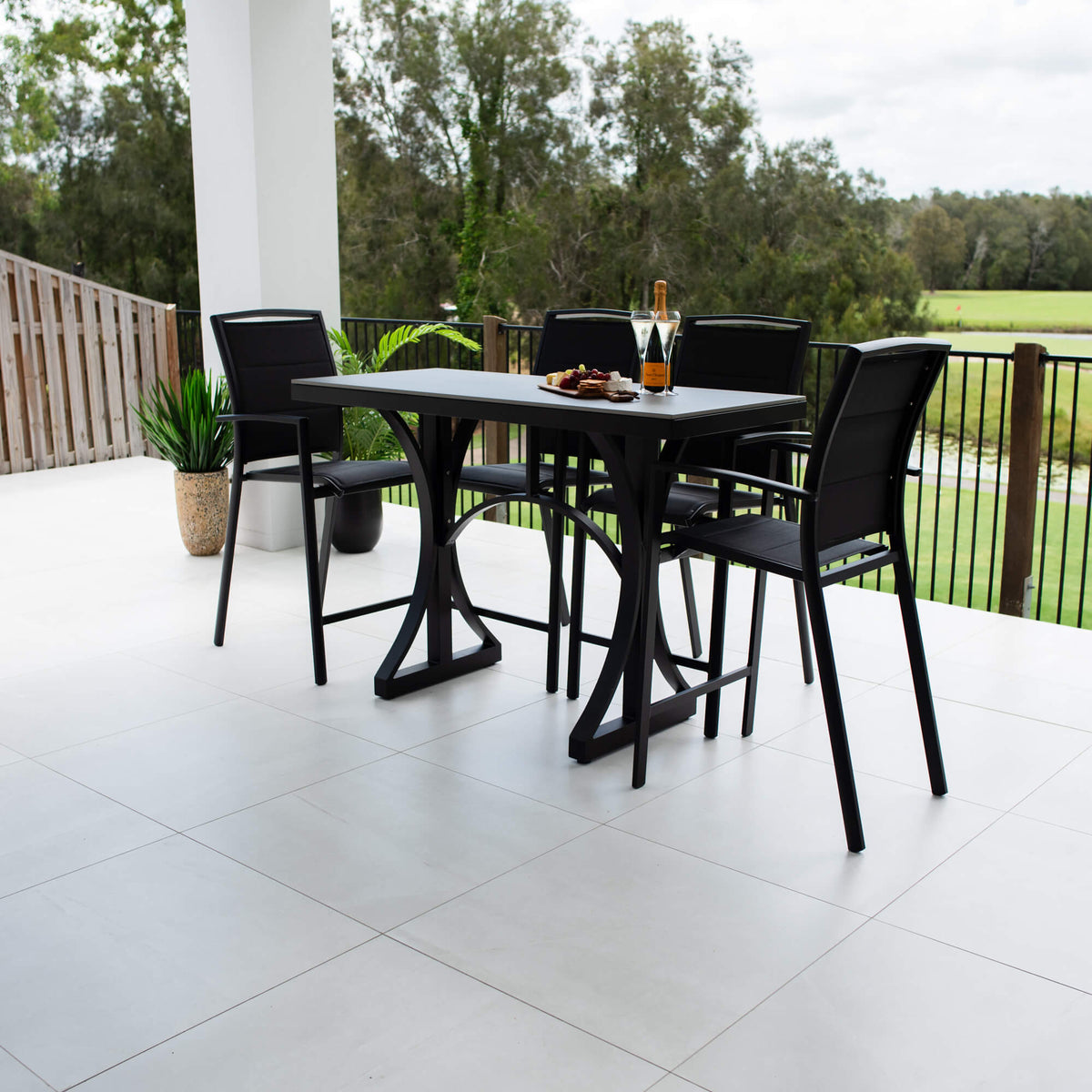 Shelby Malibu - 5pce (150x65) - Outdoor Bar Set