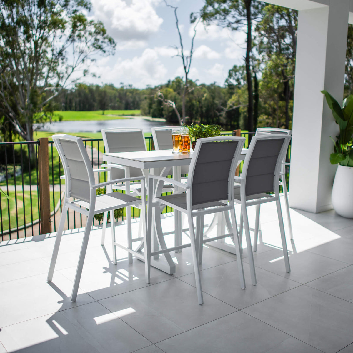 Shelby Malibu - 7pce (150x65) - Outdoor Bar Set