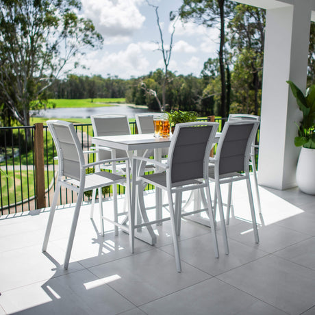 Shelby Malibu - 7pce (150x65) - Outdoor Bar Set