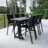 Shelby Malibu - 7pce (200x65) - Outdoor Bar Set