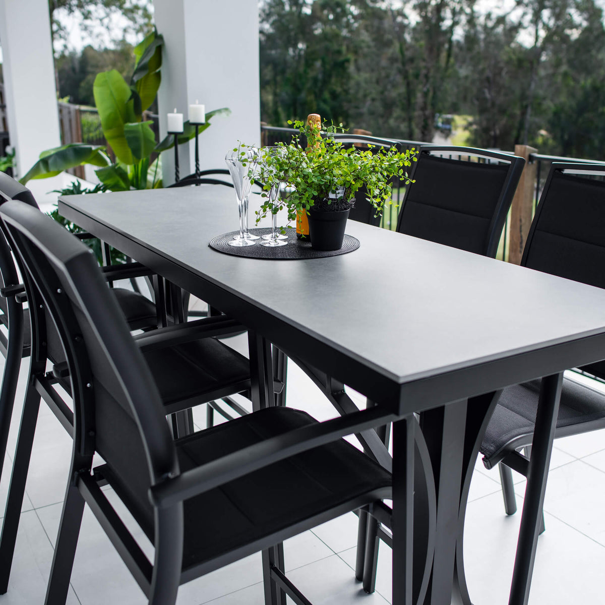 Shelby Malibu - 7pce (200x65) - Outdoor Bar Set