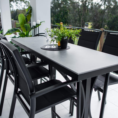 Shelby Malibu - 7pce (200x65) - Outdoor Bar Set