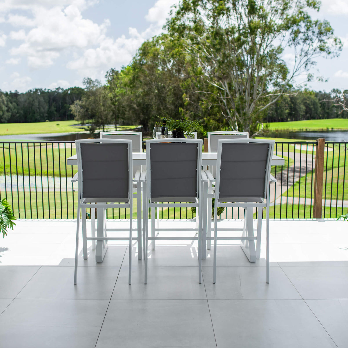 Shelby Malibu - 7pce (200x65) - Outdoor Bar Set