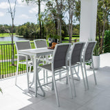 Shelby Malibu - 7pce (200x65) - Outdoor Bar Set