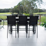 Shelby Malibu - 7pce (200x65) - Outdoor Bar Set