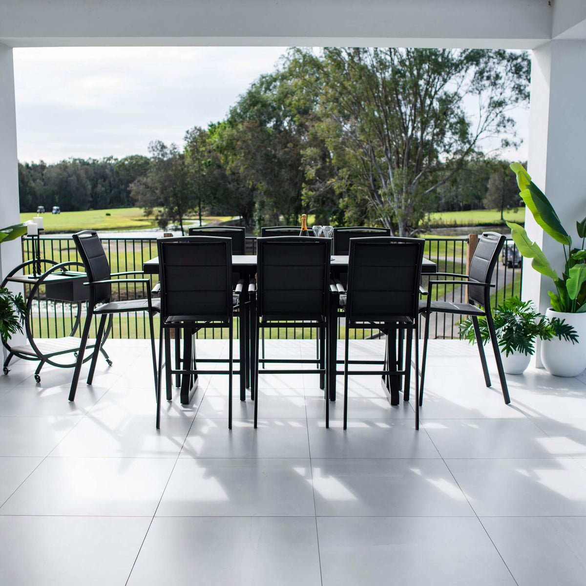Shelby Malibu - 9pce (200x65) - Outdoor Bar Set