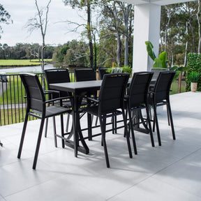 Shelby Malibu - 9pce (200x65) - Outdoor Bar Set