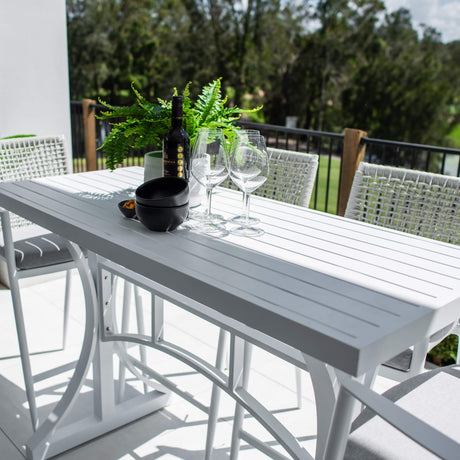 Vienna Rope Bergen - 5pce (150x65) - Outdoor Bar Set