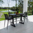 Vienna Rope Bergen - 5pce (150x65) - Outdoor Bar Set