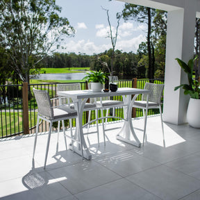 Vienna Rope Bergen - 5pce (150x65) - Outdoor Bar Set