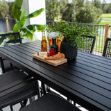 Vienna Rope Bergen - 7pce (150x65) - Outdoor Bar Set