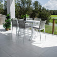 Vienna Rope Bergen - 7pce (150x65) - Outdoor Bar Set