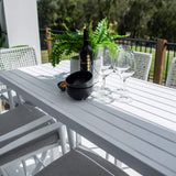 Vienna Rope Bergen - 7pce (150x65) - Outdoor Bar Set