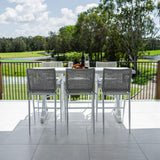 Vienna Rope Bergen - 7pce (200x65) - Outdoor Bar Set
